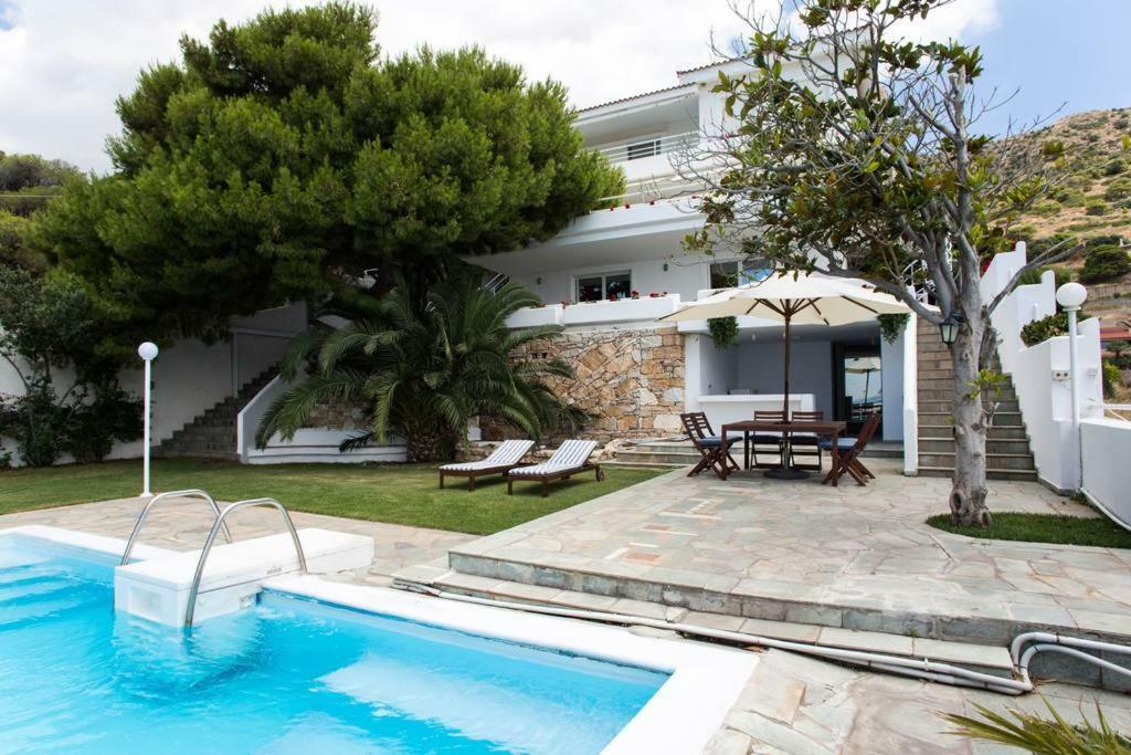 Beautiful, Private Villa By The Sea Agia Marina (Attica) Exterior foto